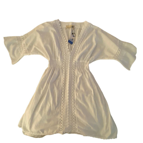 NWT Seaspice White Dress/Swimsuit Cover, Knee Length - Picture 3 of 10